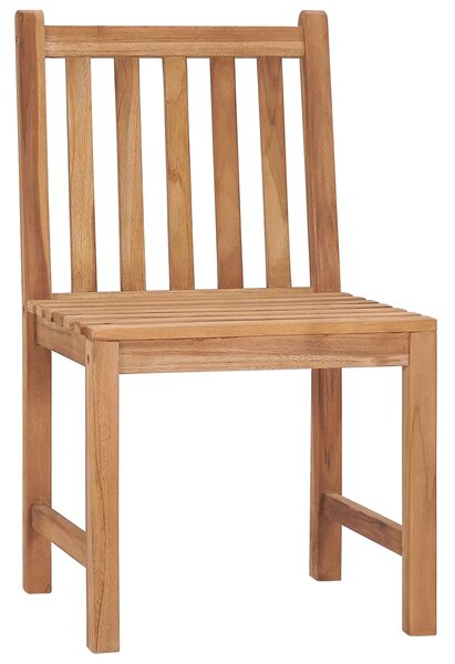 Zahradní židle 4 ks s poduškami masivní teak 3073108