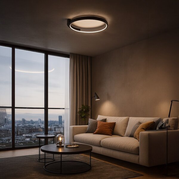 Stropní LED svítidlo Luna, 1x LED 18w, 4000k, b
