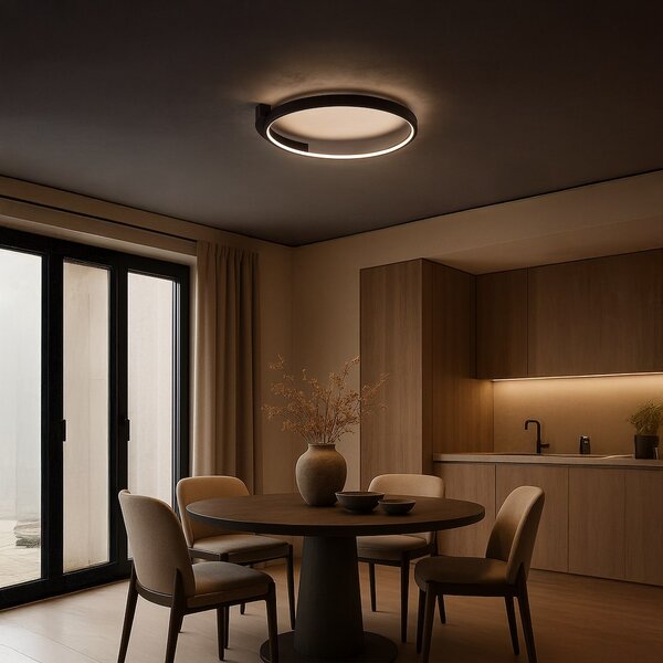 Stropní LED svítidlo Luna, 1x LED 18w, 4000k, b