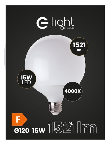 LED žárovka E27 neutrální 4000k 15w 1521 lm