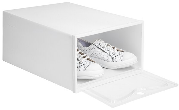 Boxy na boty OSLO, sada 10 ks – bílé