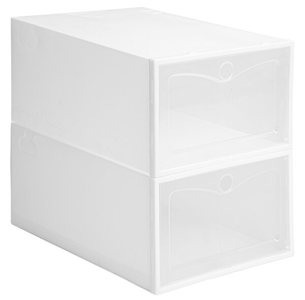 Boxy na boty OSLO, sada 10 ks – bílé