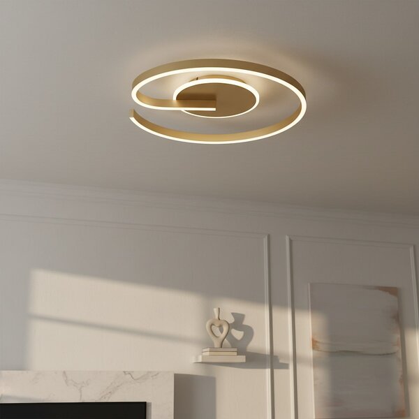 Stropní LED svítidlo Lorenzo, 1x LED 22w, 4000k, g