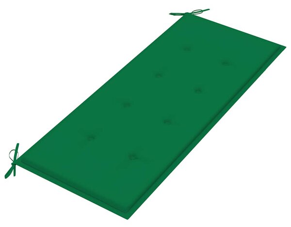 Zahradní lavice s poduškou 120 cm bambus 3063881