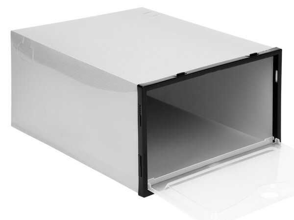 Boxy na boty OSLO, sada 10 ks – šedé