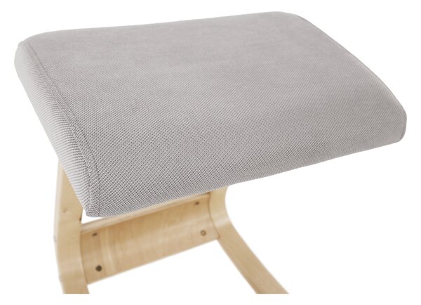 KONDELA Balanční klekačka, šedohnědá Taupe / přírodní, RENAR