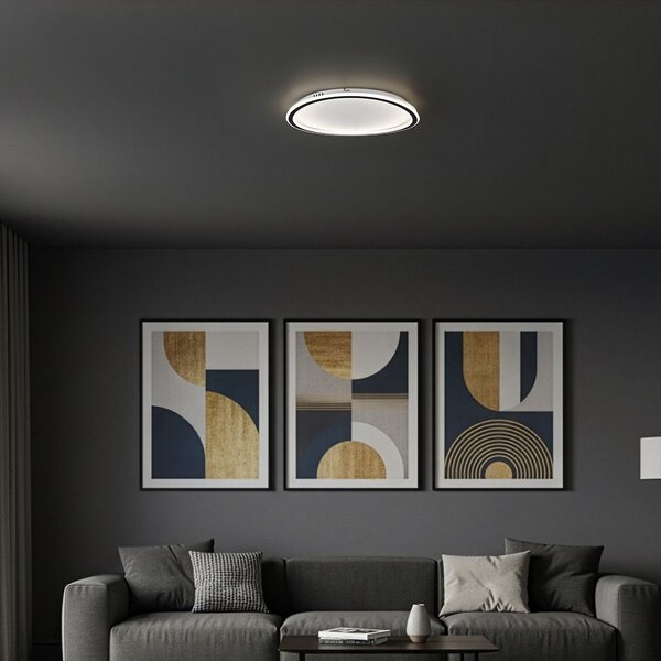 Stropní LED svítidlo Cali Round, 1x LED 30w, 4000k, b