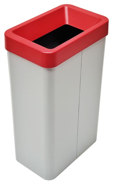 Odpadkový koš na tříděný odpad Caimi Brevetti Maxi G,70 L, červený, elektro
