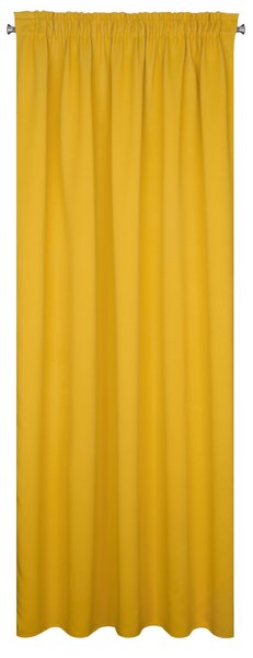 ZATEMŇOVACÍ ZÁVĚS NA PÁSCE PARISA 135X270 CM HOŘČICOVÁ