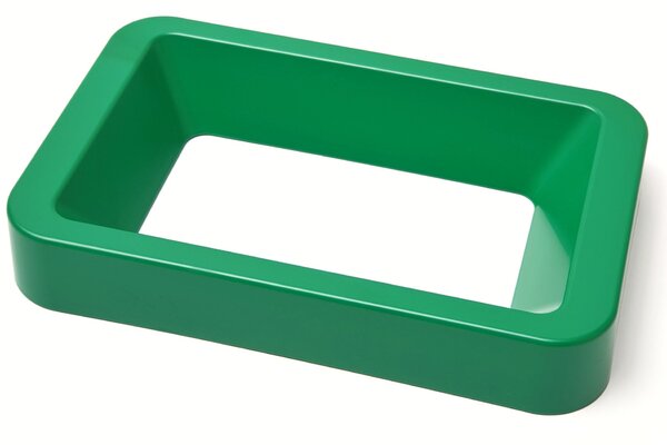 Odpadkový koš na tříděný odpad Caimi Brevetti Maxi G,70 L, zelený, sklo barevné