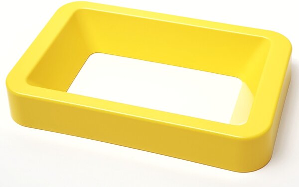 Odpadkový koš na tříděný odpad Caimi Brevetti Maxi G,70 L, žlutý, plast