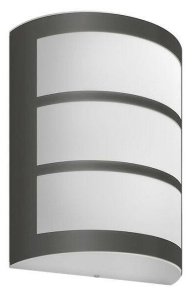 Philips Python venkovní nástěnné LED svítidlo 1x6W 450lm 2700K IP44, antracitové