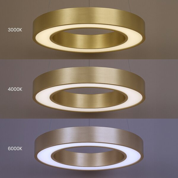 Závěsné LED svítidlo Union, 1x LED 40w, 3000-6000k, g
