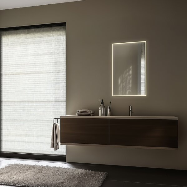 Nimco Bílé LED zrcadlo 600x800 se dvěma dotykovými senzory - ZPB 13002VX-05