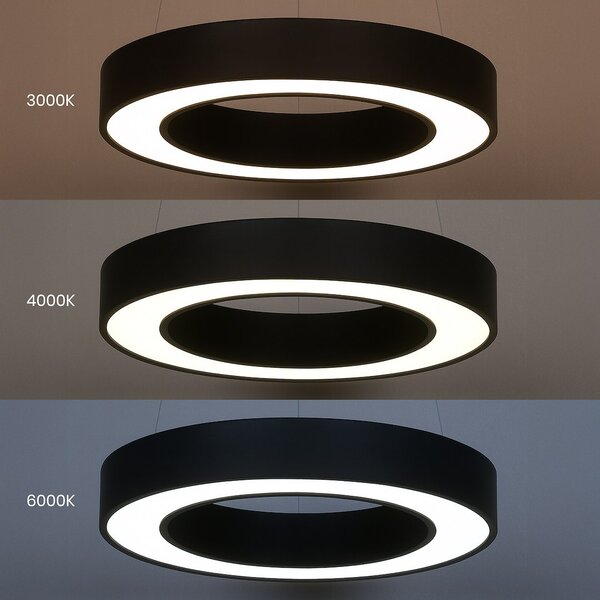 Závěsné LED svítidlo Union, 1x LED 40w, 3000-6000k, b