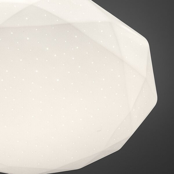 Stropní LED svítidlo Hex, 1x LED 72w, 3000-6000k, (fi 50 cm), w, s ovladačem
