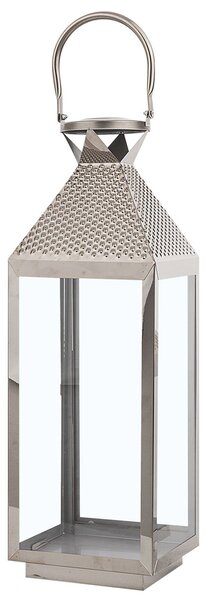 Lucerna BALI Nerezová ocel 55 cm Stříbrná