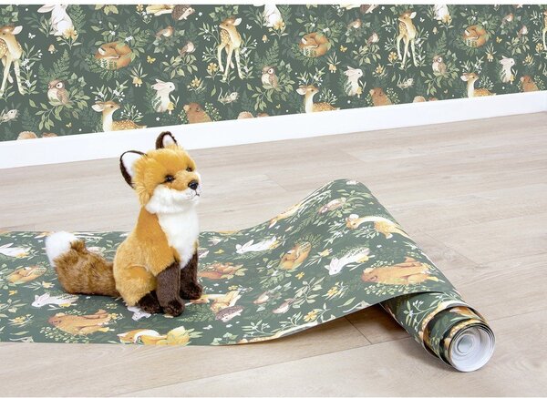 Dětská tapeta 10 m x 50 cm Forest Friends – Lilipinso