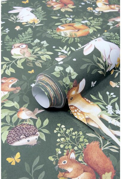 Dětská tapeta 10 m x 50 cm Forest Friends – Lilipinso