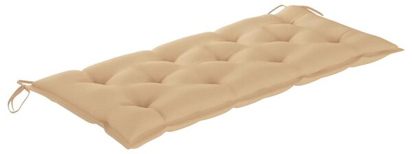 Zahradní lavice s poduškou 120 cm masivní akáciové dřevo 3063786