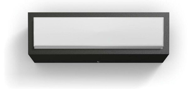 Philips Stratosphere UltraEfficient venkovní nástěnné LED svítidlo 3,8W 800lm 4000K IP44, antracitové