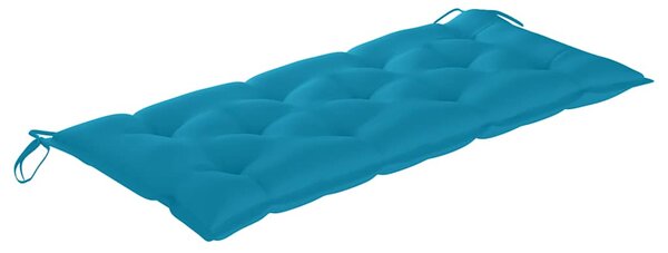 Zahradní lavice s poduškou 120 cm masivní akáciové dřevo 3063787