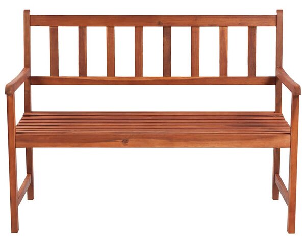 Zahradní lavice s poduškou 120 cm masivní akáciové dřevo 3063768