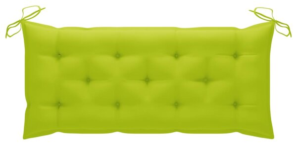 Zahradní lavice s poduškou 120 cm masivní akáciové dřevo 3063794