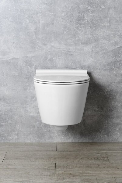GSI GSI, KUBE X, NORM WC sedátko Soft Close SLIM, duroplast, bílá, MS76SN11