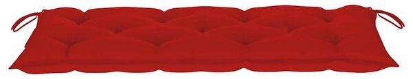 Zahradní lavice s poduškou 120 cm bambus 3063897