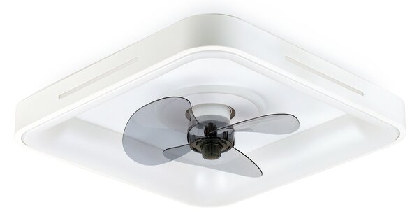 Noaton 14050W Hovland, bílá, stropní ventilátor se světlem