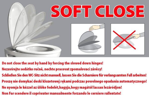 GSI GSI, KUBE X, NORM WC sedátko Soft Close SLIM, duroplast, bílá, MS76SN11