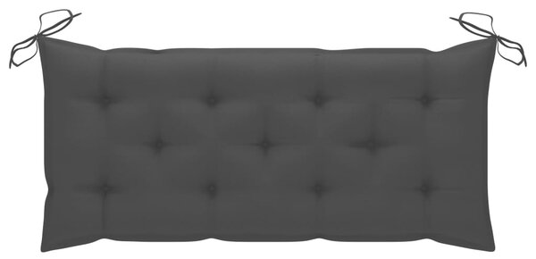 Zahradní lavice s poduškou 120 cm masivní akáciové dřevo 3063790