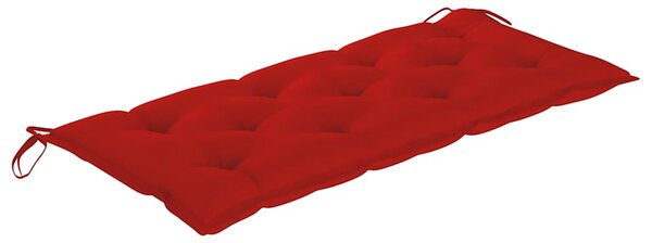 Zahradní lavice s poduškou 120 cm bambus 3063897