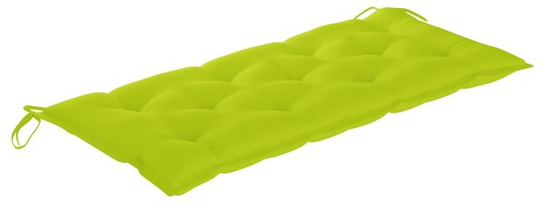 Zahradní lavice s poduškou 120 cm masivní akáciové dřevo 3063794