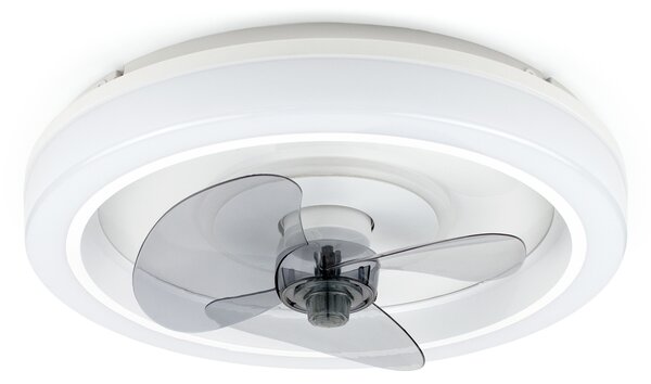Noaton 12045W Dorado, bílá, stropní ventilátor se světlem (Použitý, Záruka 21 měsíců)