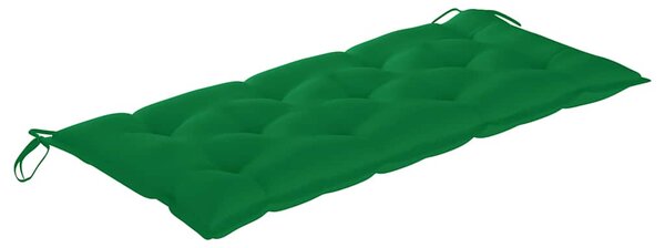 Zahradní lavice s poduškou 120 cm bambus 3063896