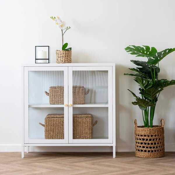 Nordic Living Set dvou dekorativních košů Bogli z přírodních vláken