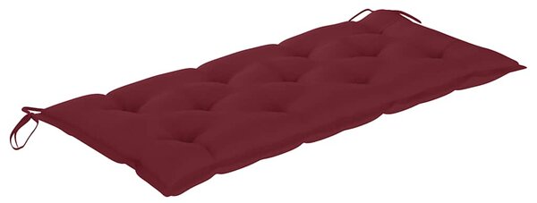 Zahradní lavice s poduškou 120 cm masivní akáciové dřevo 3063792