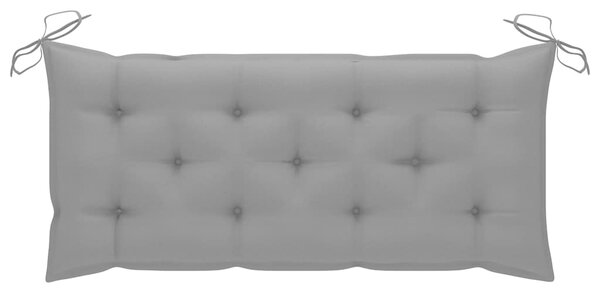 Skládací zahradní lavice s poduškou 118 cm bambus 3063865