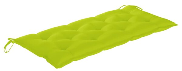 Skládací zahradní lavice s poduškou 118 cm bambus 3063875