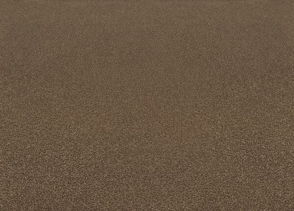 Breno Metrážový koberec GROOVE 855 tmavě hnědý, šíře 400 cm, Hnědá