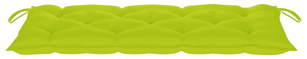 Skládací zahradní lavice s poduškou 118 cm bambus 3063875