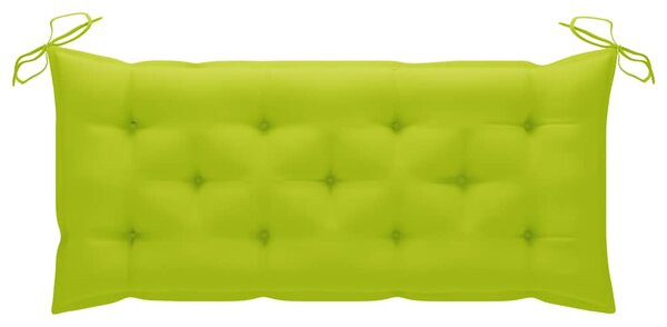 Skládací zahradní lavice s poduškou 118 cm bambus 3063875