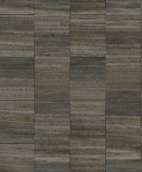 Geometrická vliesová tapeta na zeď, šedá, modrá, pruhy, SY27536, Serenity, Decoprint