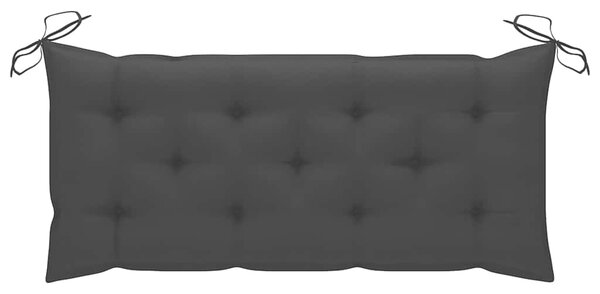Skládací zahradní lavice s poduškou 118 cm bambus 3063871