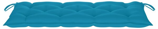 Zahradní lavice s poduškou 120 cm bambus 3063895