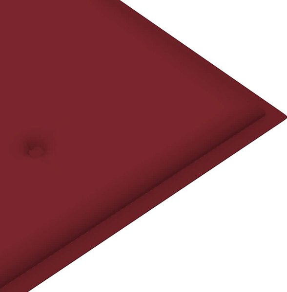 Zahradní lavice s poduškou 120 cm bambus 3063885