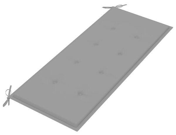 Zahradní lavice s poduškou 120 cm bambus 3063877