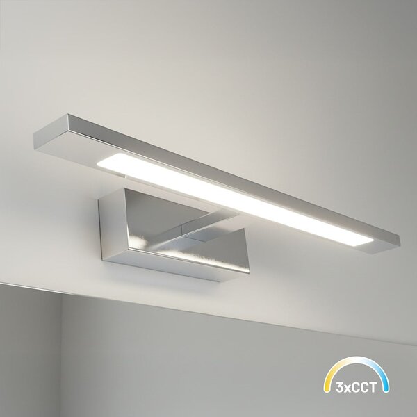 Nástěnné LED svítidlo Klimt, 1x LED 8w, 3000-6000k, (40 cm), ch